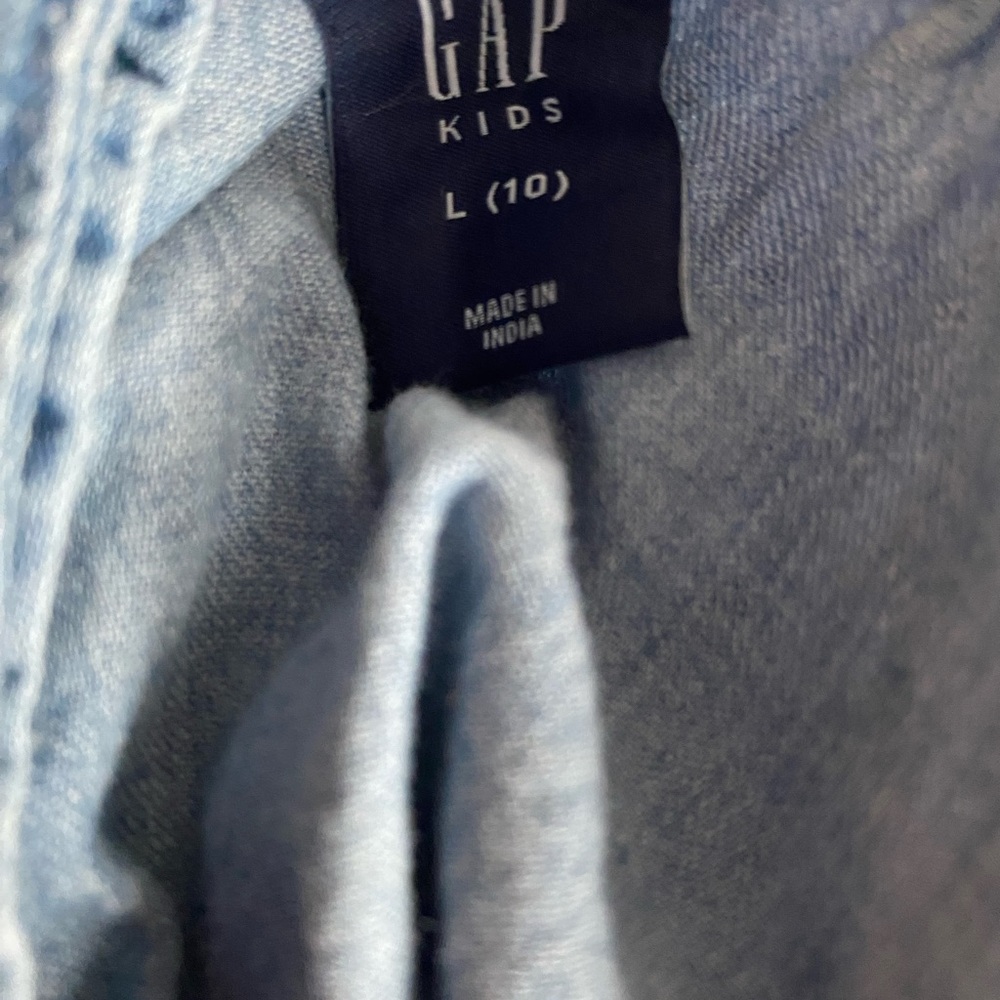 GAP Kids Light Blue Denim Shirt